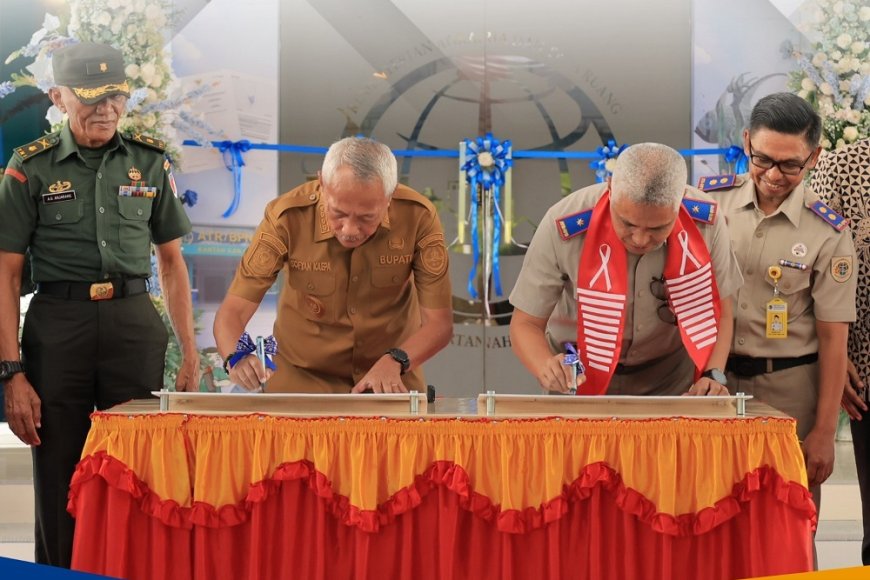 Kakanwil BPN Sulteng dan Bupati Balut Resmikan Gedung Baru Kantah  Banggai Laut, Tingkatkan Kualitas Layanan Pertanahan
