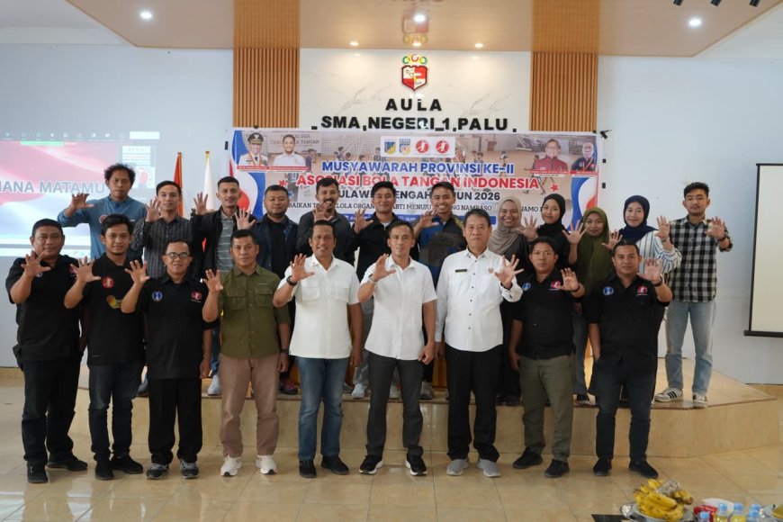 Aklamasi, Wisman Pimpin ABTI Sulteng 2026–2030