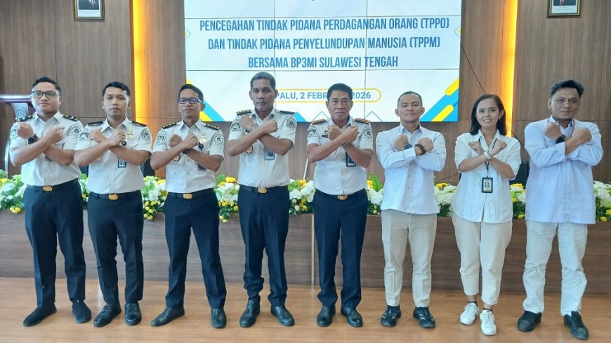 Sinergi Imigrasi Palu dan BP3MI Sulteng Perkuat Pelindungan Pekerja Migran