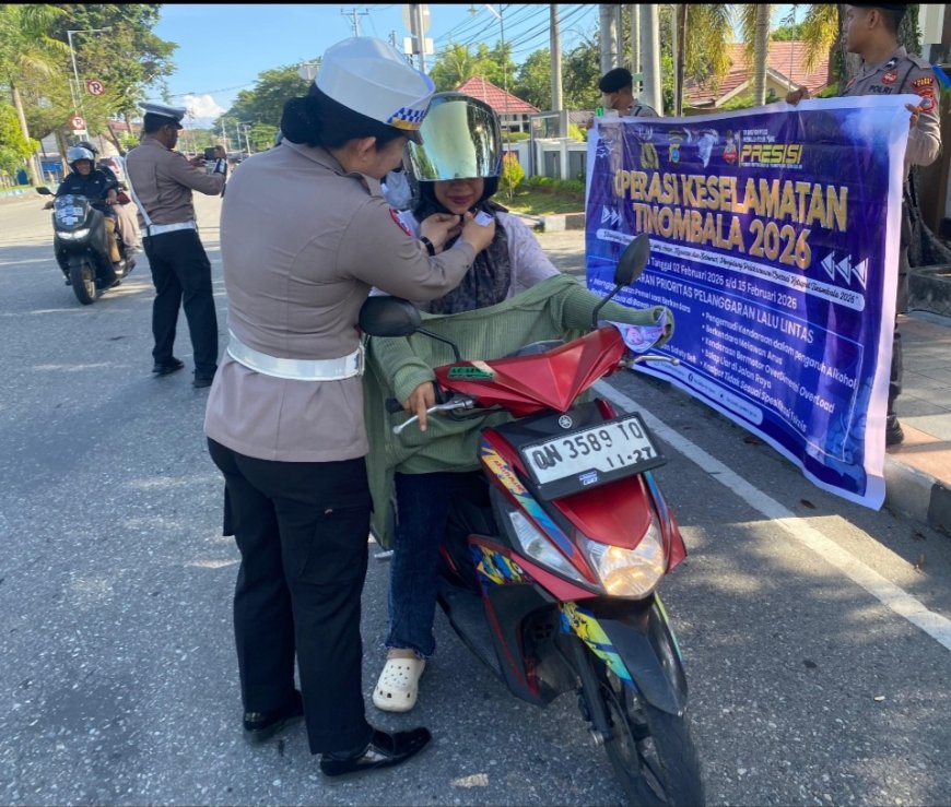 Hari Ke-2 Operasi Keselamatan Tinombala 2026, Satgas Preventif Beri Imbauan Lalu Lintas