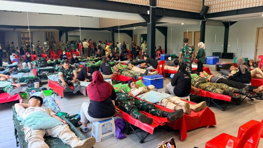 PSMTI Sulteng dan Persit Palaka Wira Baksos Kesehatan dan Donor Darah Sambut Ramadan dan Imlek 2026