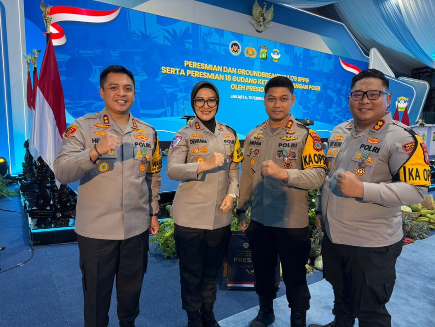 Kapolres Donggala Terima Anugerah Satyalencana Wira Karya dari Presiden Prabowo