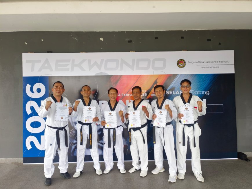 Tiga Master Taekwondo Sulteng Lulus High Dan Kukkiwon