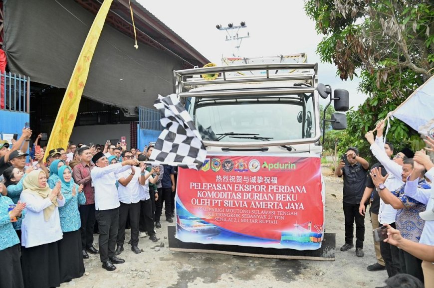 Ekspor Perdana Durian Beku, Parigi Moutong Tembus Pasar Global