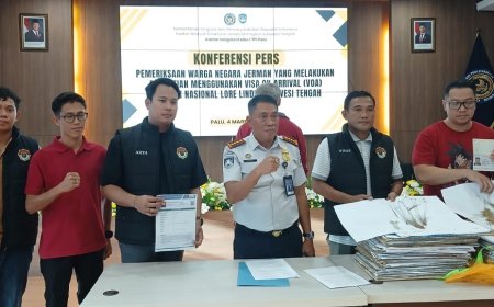 Kantor Imigrasi Palu Amankan WNA Asal Jerman