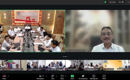 Berikan Pengarahan di Rakerda Kanwil BPN Provinsi Sumsel, Sekjen ATR/BPN: Kemampuan Kelola Tiga Instrumen Jadi Kunci Sukses Pemimpin