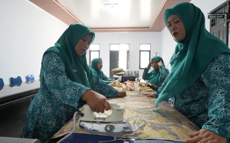 CSR IMIP Inisiasi Kerajinan Ecoprint, Pacu Ekonomi Kreatif Lokal