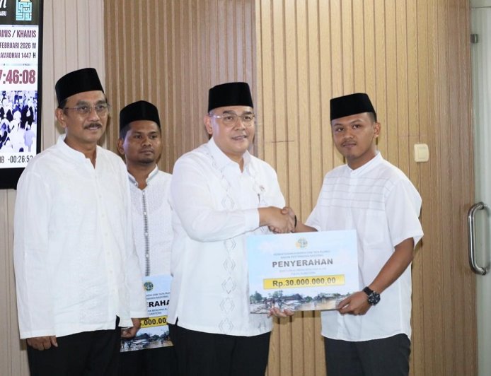 Berbagi di Bulan Suci Ramadan, Kementerian ATR/BPN Salurkan Bantuan untuk Pegawai Terdampak Bencana di Aceh