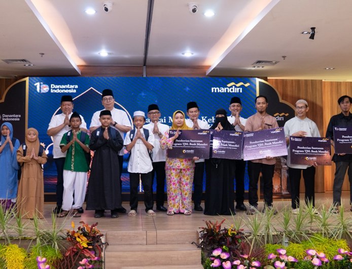 Hargai Momen Keberkahan dengan Berbagi Kebaikan, Bank Mandiri Gelar Buka Puasa dan Santunan Masyarakat Rentan di Makassar