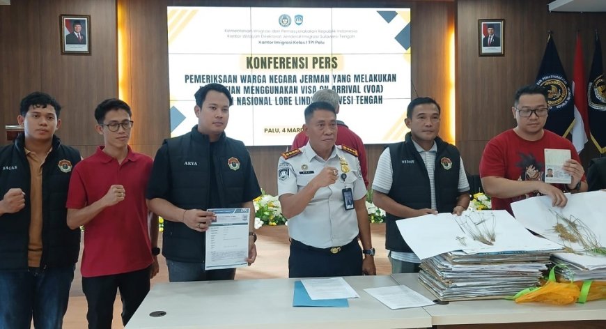 Kantor Imigrasi Palu Amankan WNA Asal Jerman