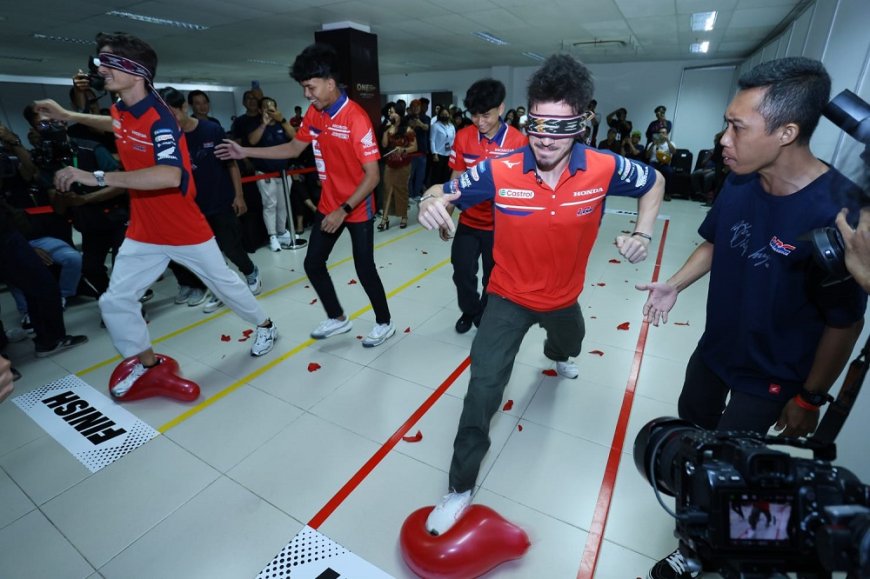 Disambut Tari Kecak, Pebalap Honda di MotoGP Lanjut Kopdar Bareng Bikers Bali