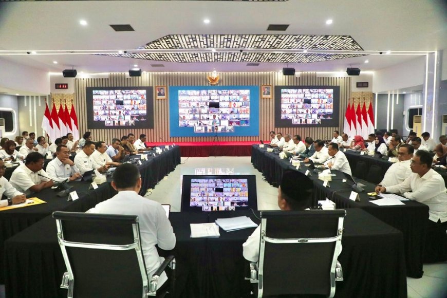 Gelar Rapim, Menteri ATR/Kepala BPN Minta Jajaran Matangkan Penyelarasan Data Jelang Penetapan LSD di 12 Provinsi