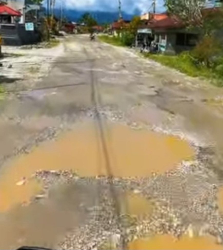 Ruas Tonusu-Pendolo Memprihatinkan, Warga Tagih Janji Gubernur Anwar