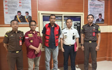 Jaksa Eksekusi Terpidana Korupsi Alat Lab Fakultas Kedokteran Untad  ke Lapas Palu