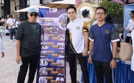 Peringatan HBP, Kanim Palu Meriahkan Pameran UMKM dan Senam Bersama