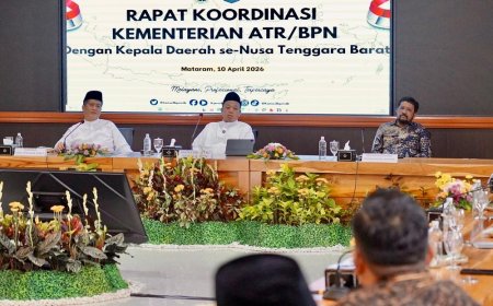 Rakor Bersama Pemda NTB, Menteri Nusron Sebut Integrasi Data Tanah dan Pajak Bisa Dongkrak PAD hingga 300%