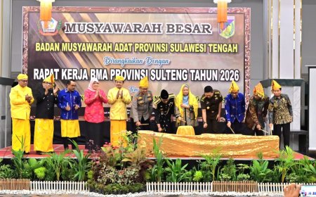 Wagub Sulteng Buka Mubes BMA 2026, Dorong Penguatan Lembaga Adat