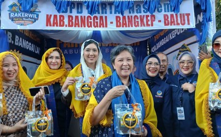 Pasar Murah NasDem Sulteng Jual Sembako Rp5.000