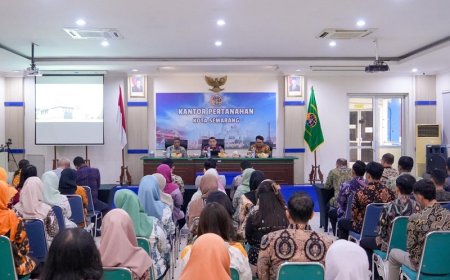 Tinjau Pelayanan Kantah Kota Semarang, Wamen Ossy: Jangan Tunda Berkas, Percepat Layanan Pertanahan