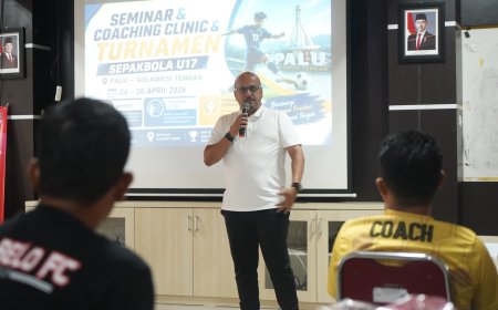 Festival Sepakbola Rakyat di Palu Hadirkan Seminar, Coaching Klinik, dan Turnamen U-17