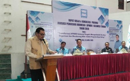 Rakerkonprov APINDO Sulteng, Gubernur:  Kolaborasi, Kunci Majukan Ekosistem Usaha di Sulteng