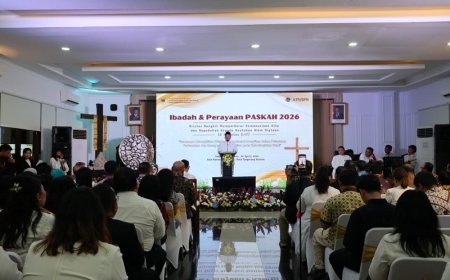 Hadiri Perayaan Paskah Kementerian ATR/BPN, Menteri Nusron: Paskah Membangun Semangat Kebangkitan Bangsa