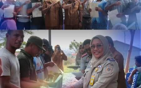 Diawali Wali Kota, Kantor Pertanahan Kota Palu Serahkan 180 Sertipikat