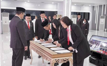 Menteri ATR/Kepala BPN Lantik 84 Pejabat Administrator, Bentuk Reformasi SDM dan Rotasi Jabatan