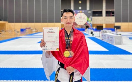 Taekwondoin Sulteng Borong Tiga Medali di Kejuaraan Internasional Jepang