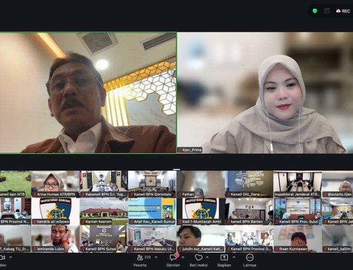 Entry Meeting Pelaksanaan Audit Kinerja 2026, Sekjen ATR/BPN: Pastikan Kegiatan Tepat Sasaran