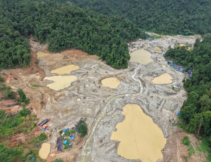 Polisi Selidiki Aktivitas Tambang Emas Ilegal di Moutong, Alat Berat Tidak Ditemukan