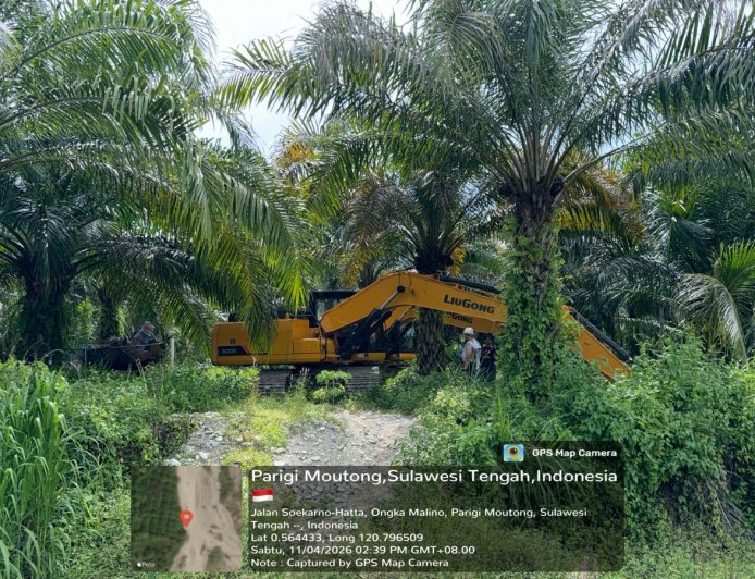 Penertiban PETI di Parigi Moutong, Polda Sulteng Amankan 7 Alat Berat