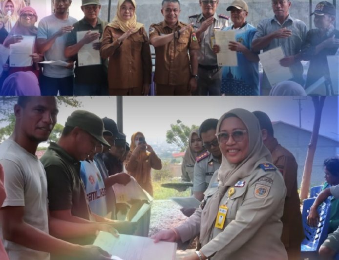 Diawali Wali Kota, Kantor Pertanahan Kota Palu Serahkan 180 Sertipikat