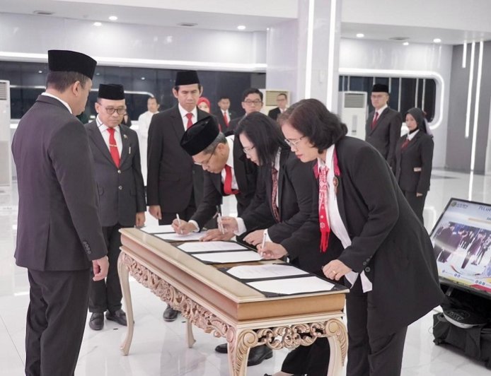 Menteri ATR/Kepala BPN Lantik 84 Pejabat Administrator, Bentuk Reformasi SDM dan Rotasi Jabatan