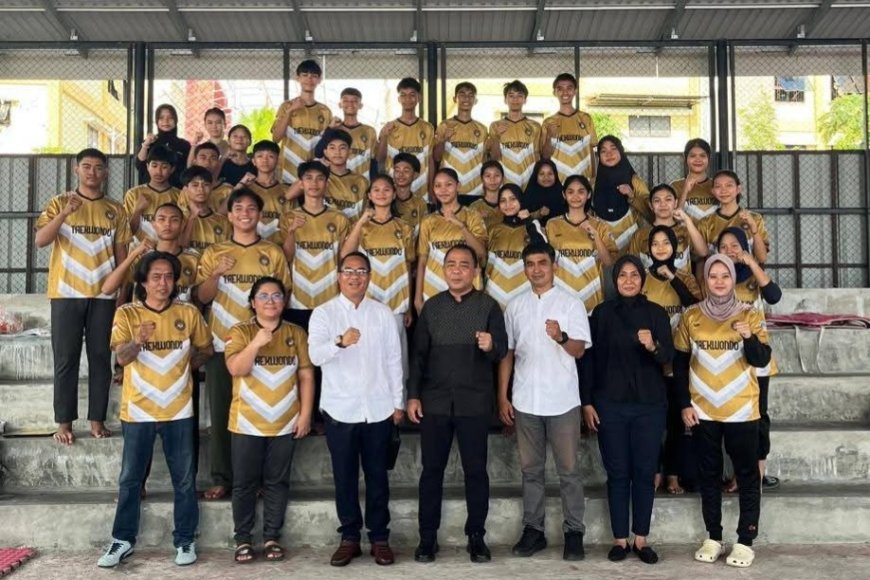 Wabup Sigi Hadiri Pelepasan Kontingen Taekwondo Sulteng Berlaga di Kerjunas