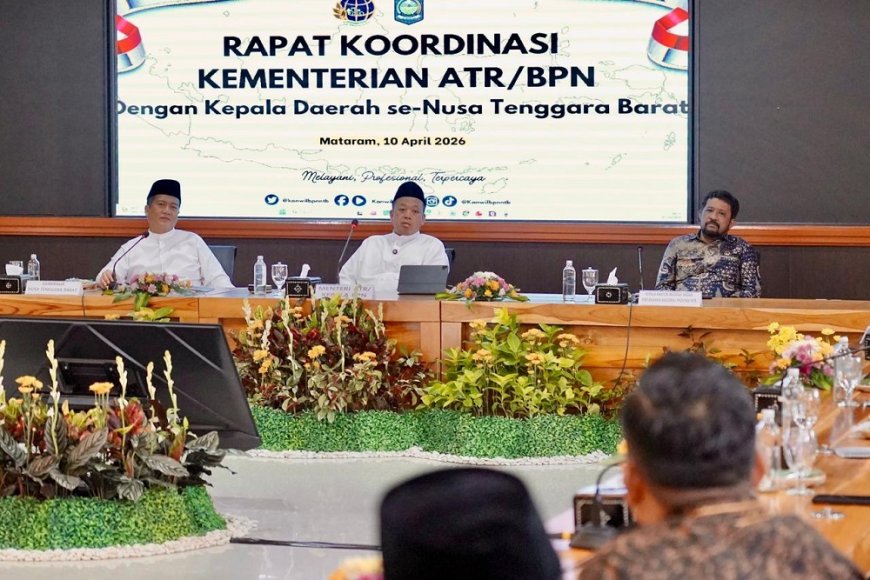 Rakor Bersama Pemda NTB, Menteri Nusron Sebut Integrasi Data Tanah dan Pajak Bisa Dongkrak PAD hingga 300%