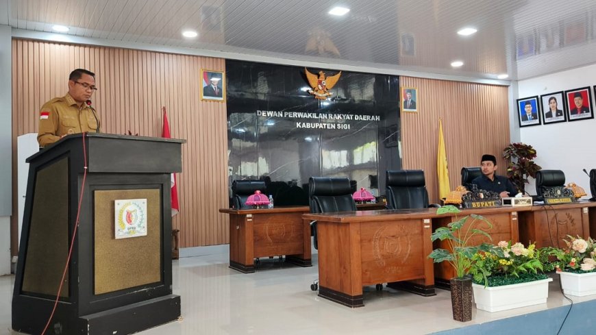 Wabup Sigi Sampaikan Perubahan Raperda Tentang Pajak