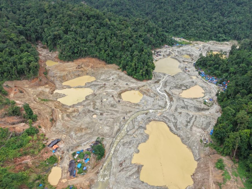 Polisi Selidiki Aktivitas Tambang Emas Ilegal di Moutong, Alat Berat Tidak Ditemukan