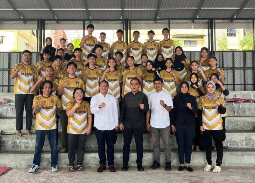 Wabup Sigi Hadiri Pelepasan Kontingen Taekwondo Sulteng Berlaga di Kerjunas