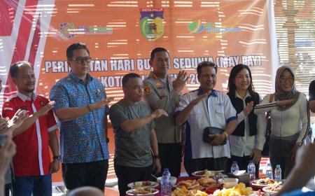 Wali Kota Palu Apresiasi Peringatan May Day Yang Dilakukan Serikat Pekerja
