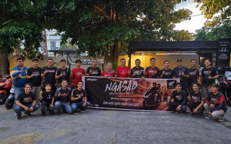 Honda Sulteng Gelar NGASAB Bersama Pengguna Honda PCX 160