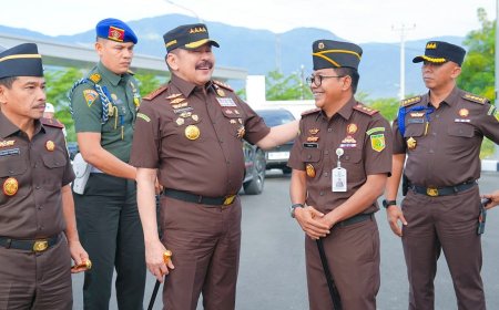 Kunjungan Kerja ke Kejari Sigi, Jaksa Agung Ingatkan Pentingnya Penegakan Hukum Berintegritas dan Profesional