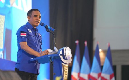 Musda V Demokrat Sulteng, Anwar Hafid Dorong Politik Berbasis Data - Kerja Nyata