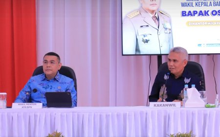 50% Bidang Tanah di Sulteng Sudah Bersertipikat, Wamen Ossy: Ini Menunjukkan Sulteng Terus Bertumbuh