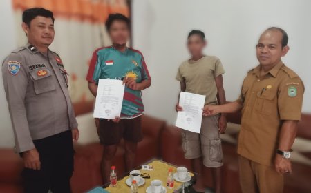 Bhabinkamtibmas dan Babinsa Labuan Mediasi Percobaan Penganiayaan