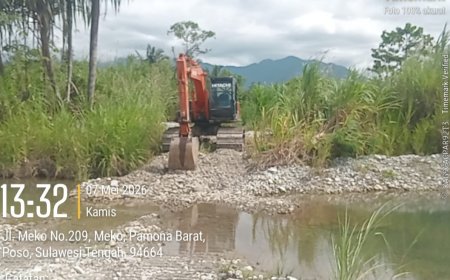 Penambangan Galian C Ilegal di Tepi Sungai Meko Terorganisir