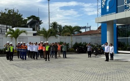 Memaknai Hari Kebangkitan Nasional Ke-118: Pelindo Regional 4 Pantoloan Laksanakan Upacara Bendera