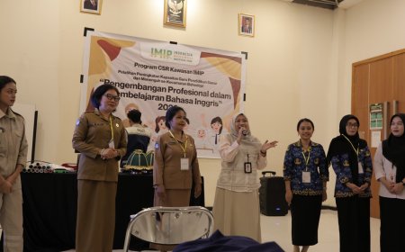 IMIP Latih 150 Guru Se-Bahodopi untuk Penguatan Kapasitas Bahasa Inggris