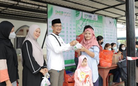 IMIP Bagikan 1.800 Paket Daging Kurban untuk Warga Bahodopi