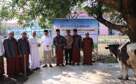 Semarak Iduladha 1447 H, Menteri Nusron Salurkan Hewan Kurban ke Pondok Pesantren Attaqwa